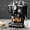 Aparat për kafe Espresso Deluxe Noir Delimano