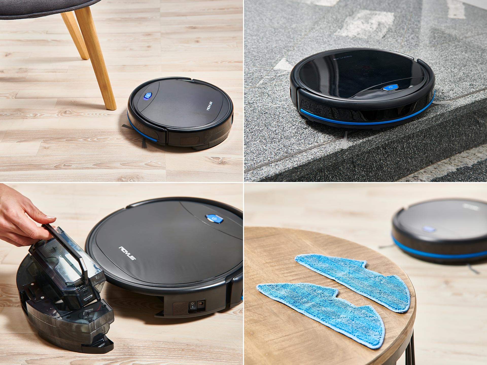 Robot Rovus — pastron sipërfaqe të ndryshme