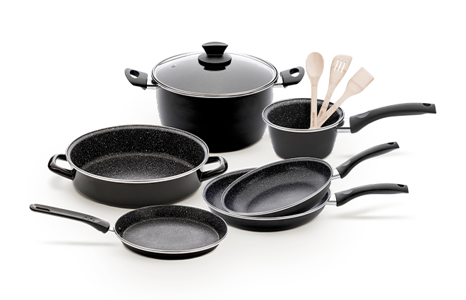 Set Delimano Stone Legend Black All-in-One me dizajn elegant